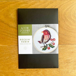 Love Poppet - Rockin Robin - Cross Stitch Kit (ONLINE ORDER ONLY)