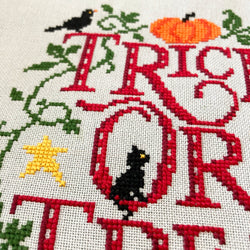 Love Poppet – Trick or Treat Cross Stitch Kit (ONLINE ORDER ONLY)