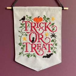 Love Poppet – Trick or Treat Cross Stitch Kit (ONLINE ORDER ONLY)