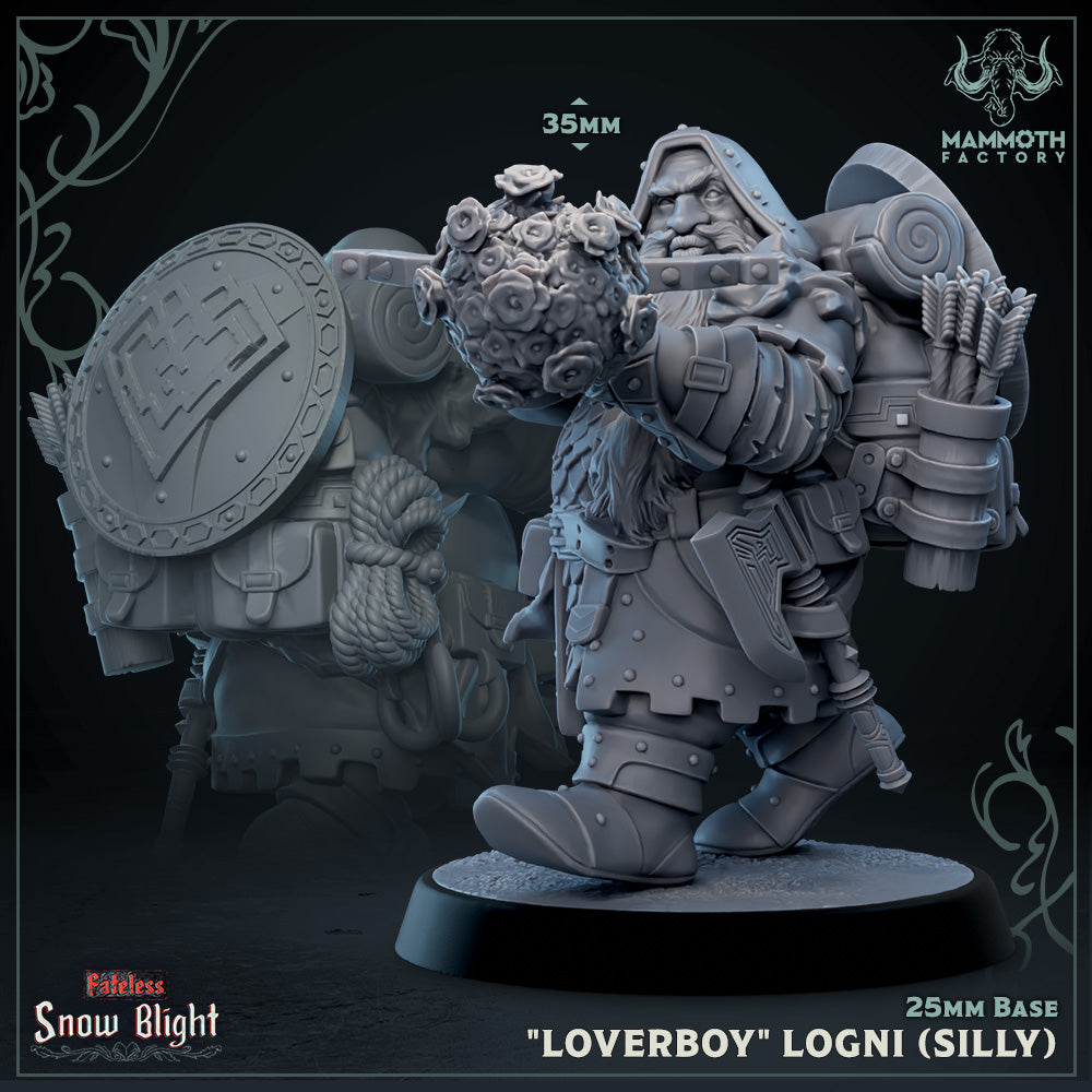 "Loverboy" Logni, Stoutmaster (Male Dwarf Fighter) (Online Order Only)