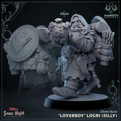 "Loverboy" Logni, Stoutmaster (Male Dwarf Fighter) (Online Order Only)