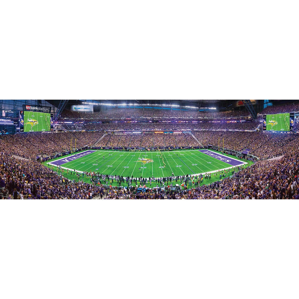 Minnesota Vikings - 1000 Piece Panoramic Jigsaw Puzzle (ONLINE ORDER ONLY)