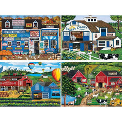 A.M. Poulin Gallery - 500 Piece Jigsaw Puzzles 4 Pack (ONLINE ORDER ONLY)