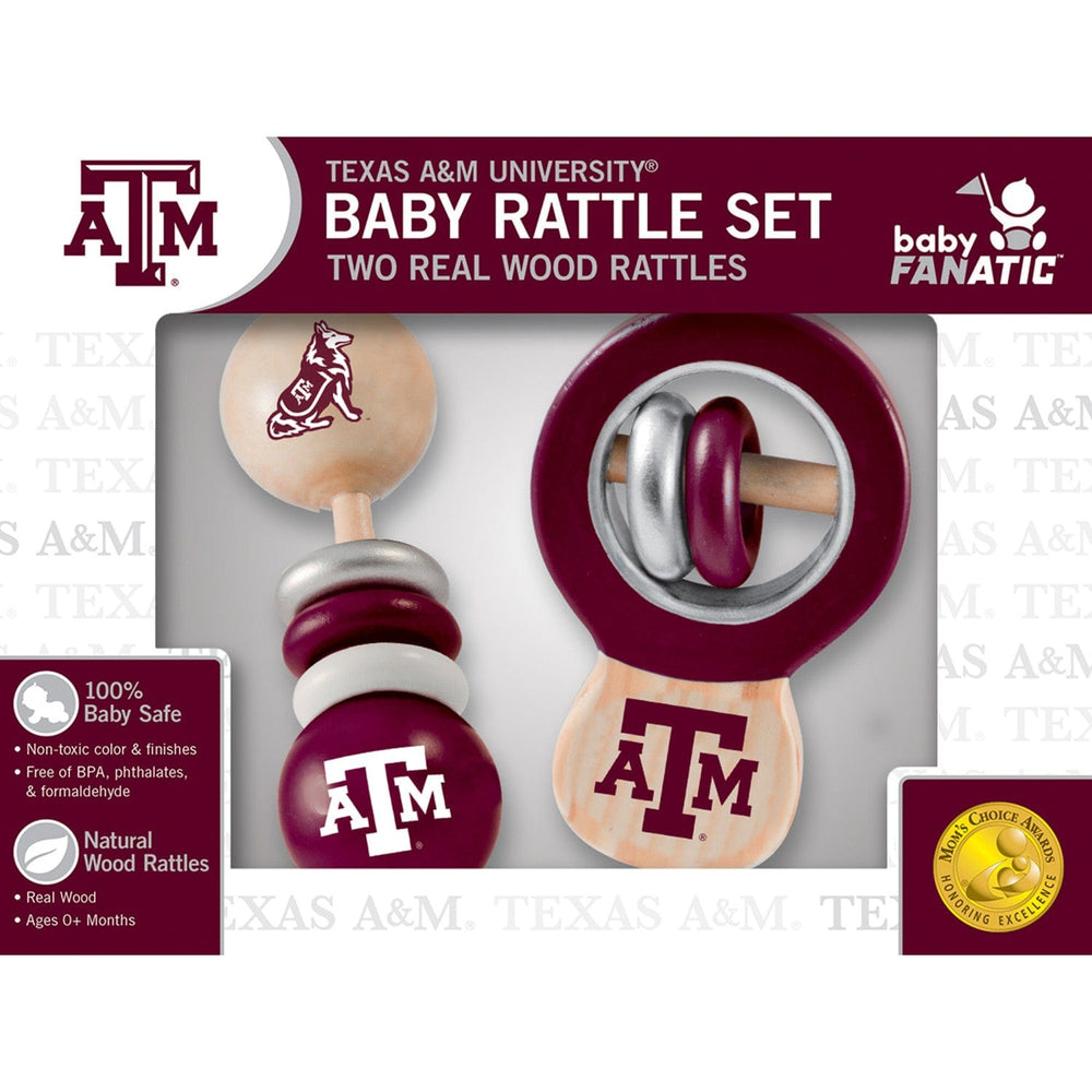 Texas A&M Aggies - Baby Rattles 2-Pack (ONLINE ORDER ONLY)