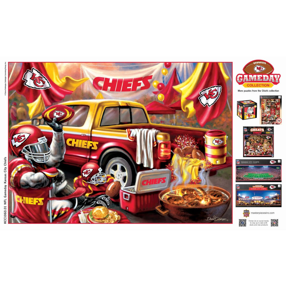Kansas City Chiefs - Gameday 1000 Piece Jigsaw Puzzle (ONLINE ORDER ONLY)