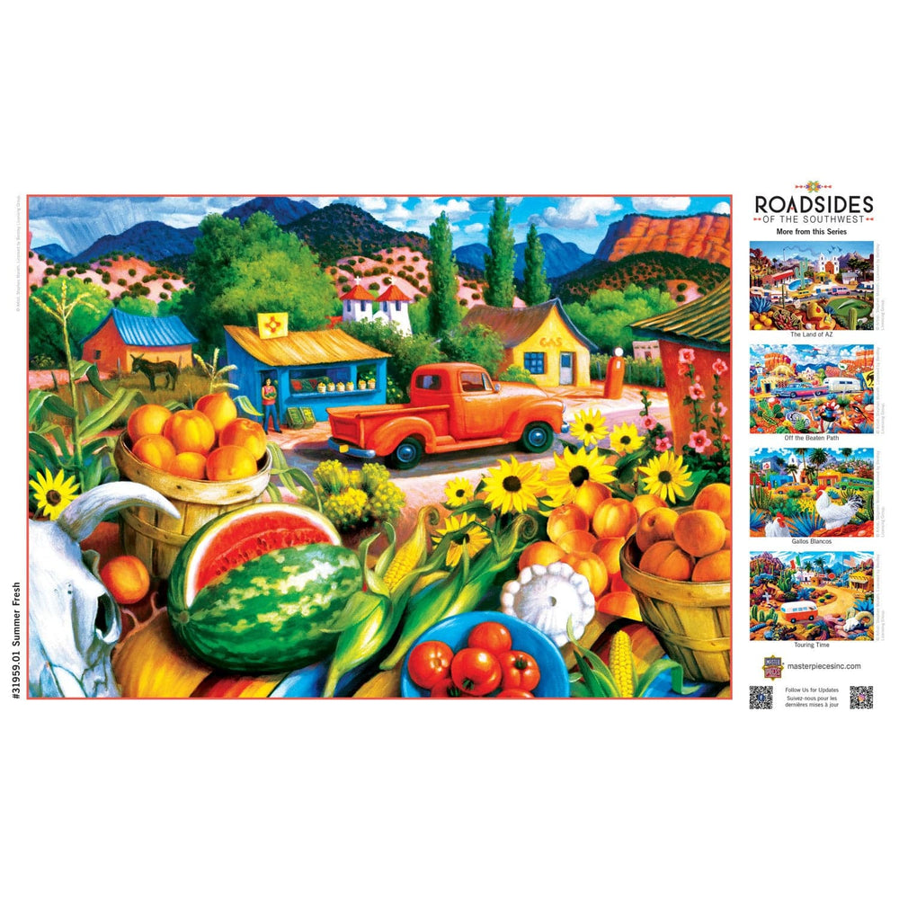 Roadsides of the Southwest - Summer Fresh 500 Piece Jigsaw Puzzle (ONLINE ORDER ONLY)