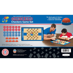 Kansas Jayhawks Checkers Board Game (ONLINE ORDER ONLY)
