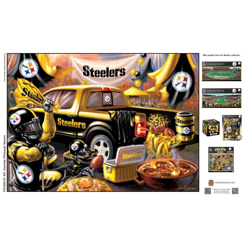 Pittsburgh Steelers - Gameday 1000 Piece Jigsaw Puzzle (ONLINE ORDER ONLY)