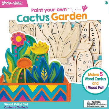 Cactus Garden Wood Craft & Paint Kit (ONLINE ORDER ONLY)