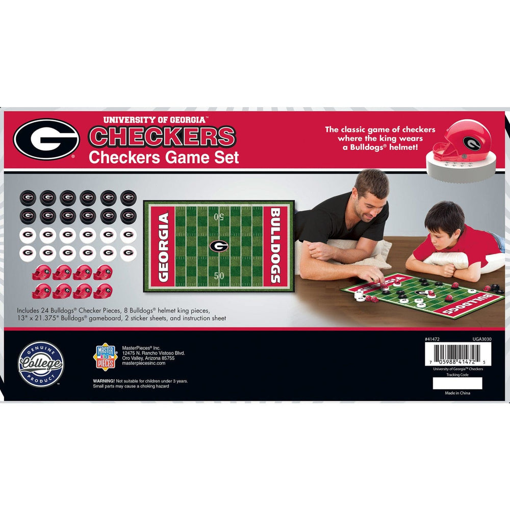 Georgia Bulldogs Checkers Board Game (ONLINE ORDER ONLY)