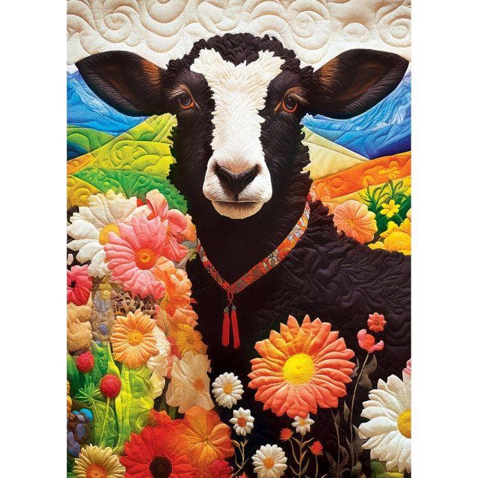 Quilted - Black Sheep of the Family 1000 Piece Jigsaw Puzzle (ONLINE ORDER ONLY)