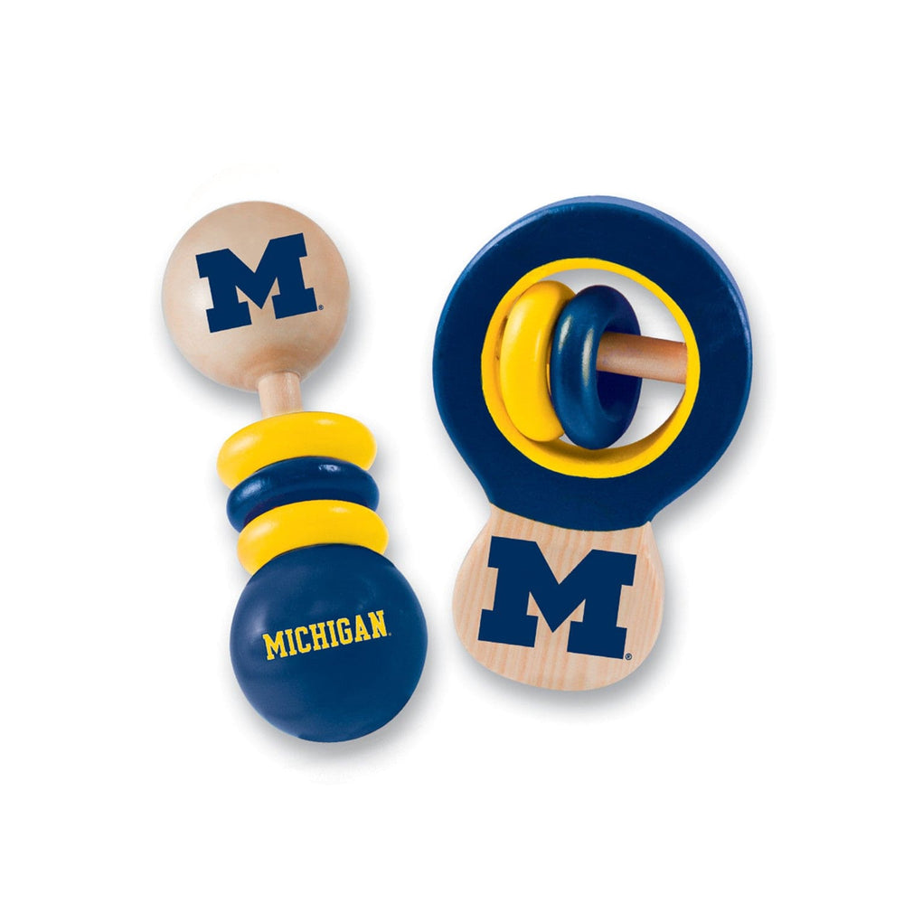 Michigan Wolverines - Baby Rattles 2-Pack (ONLINE ORDER ONLY)