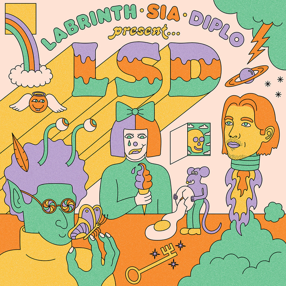LSD Feat. Labrinth, Sia and Diplo - LSD (5th Anniversary Edition) (Colored Vinyl, Green, Anniversary Edition, Alternate Cover) [Vinyl]