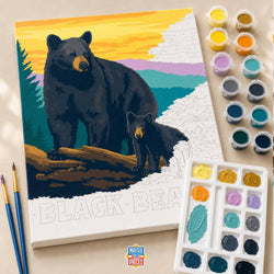 Black Bear - Paint by Number (ONLINE ORDER ONLY)
