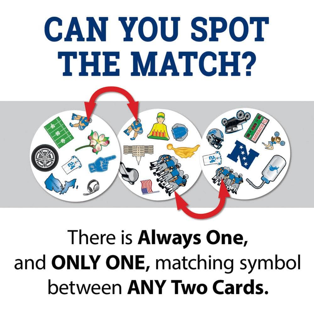Detroit Lions Spot It! Card Game (ONLINE ORDER ONLY)