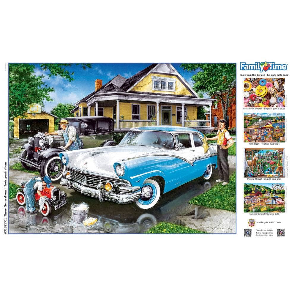 Family Time - Three Generations 400 Piece Jigsaw Puzzle (ONLINE ORDER ONLY)