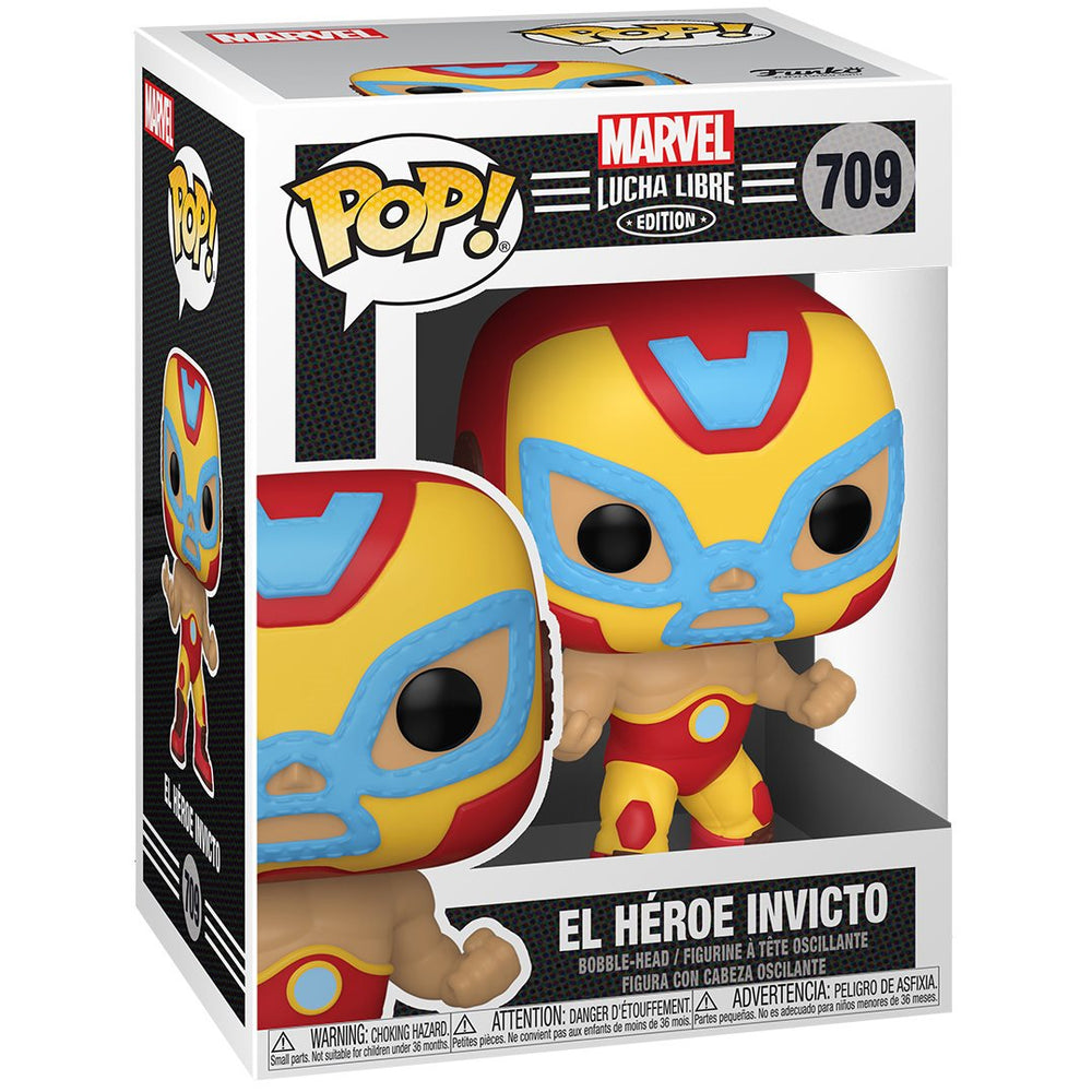 Funko POP! Marvel: Lucha Libre Edition - El Héroe Invicto 709 (ONLINE ORDER ONLY)