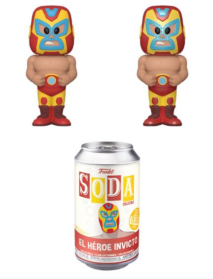Funko Vinyl SODA: Luchadores - Iron Man Vinyl Figure (ONLINE ORDER ONLY)