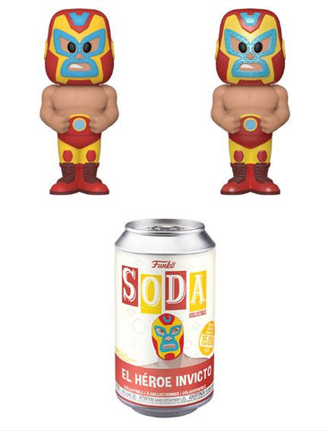 Funko Vinyl SODA: Luchadores - Iron Man Vinyl Figure (ONLINE ORDER ONLY)