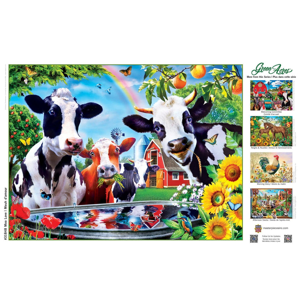 Green Acres - Moo Love 300 Piece EZ Grip Jigsaw Puzzle (ONLINE ORDER ONLY)