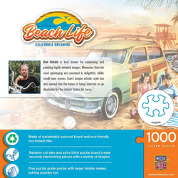 Beach Life - California Dreaming 1000 Piece Jigsaw Puzzle (ONLINE ORDER ONLY)