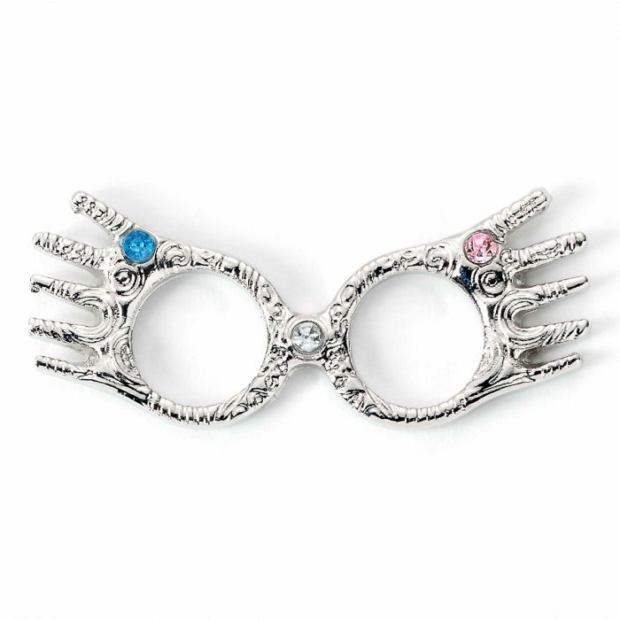 Harry Potter Luna Lovegood Spectrospecs Glasses Silver Pin Badge (Online Order Only)