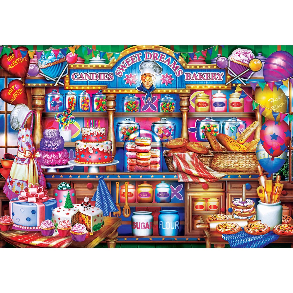 EZ Grip - Sweet Dreams Bakery 1000 Piece Jigsaw Puzzle (ONLINE ORDER ONLY)