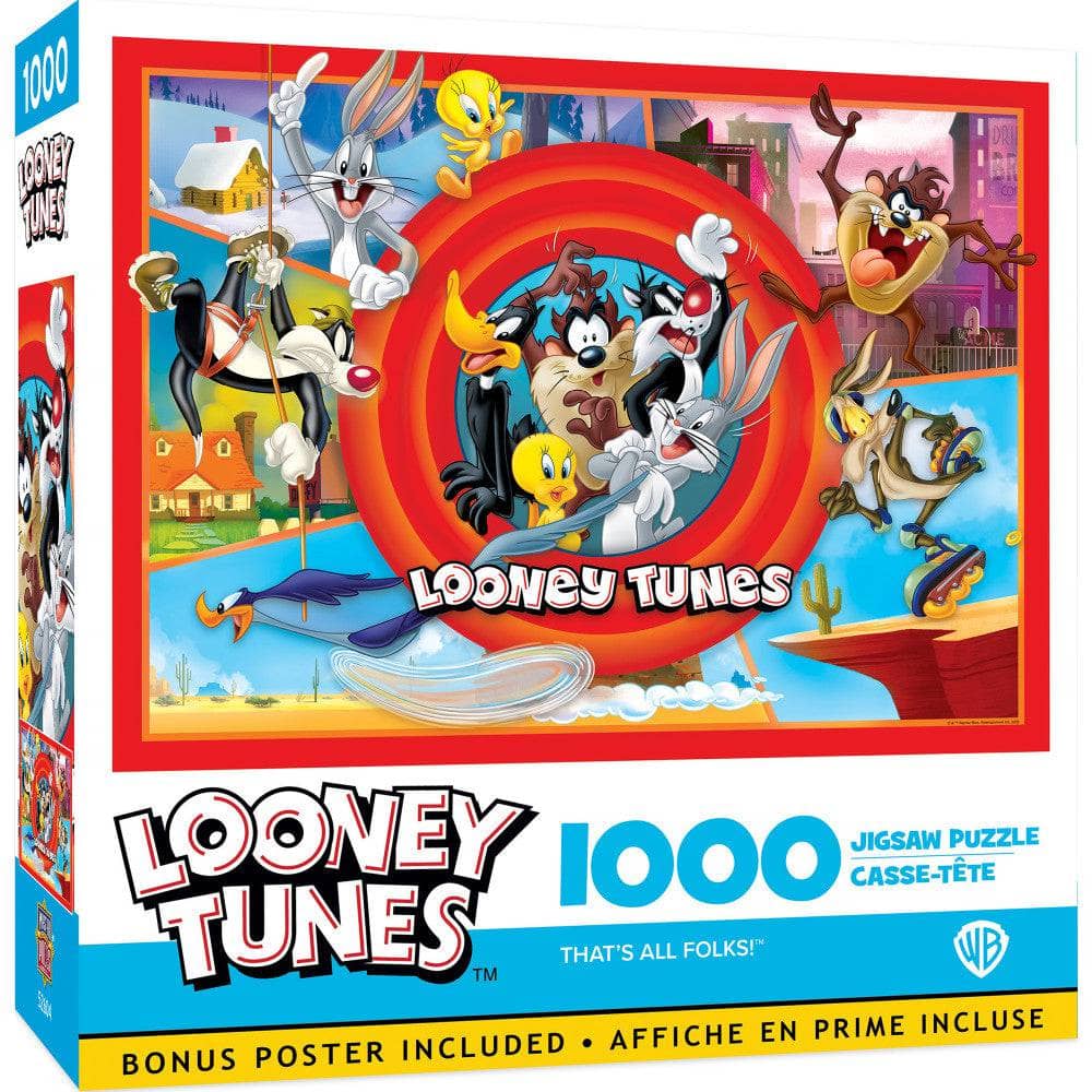 Looney Tunes - That's All Folks 1000 Piece Jigsaw Puzzle (ONLINE ORDER ONLY)