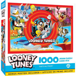 Looney Tunes - That's All Folks 1000 Piece Jigsaw Puzzle (ONLINE ORDER ONLY)