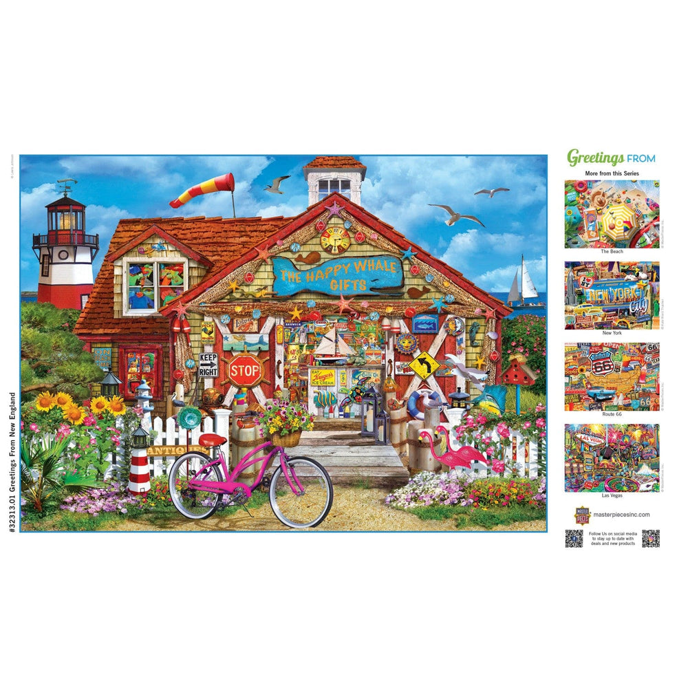 Greetings From New England - 500 Piece Jigsaw Puzzle (ONLINE ORDER ONLY)