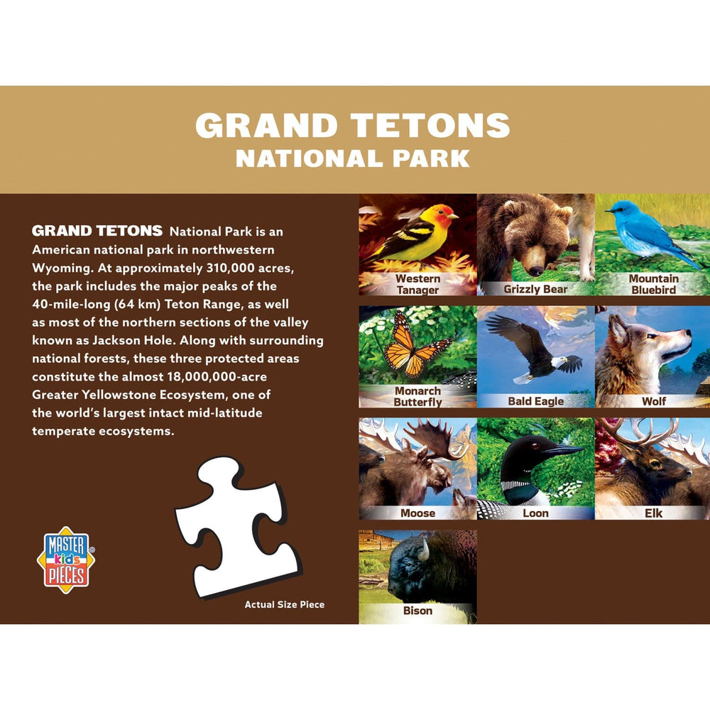 Wildlife of Grand Teton National Park - 100 Piece Jigsaw Puzzle (ONLINE ORDER ONLY)