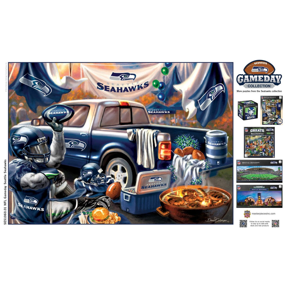 Seattle Seahawks - Gameday 1000 Piece Jigsaw Puzzle (ONLINE ORDER ONLY)
