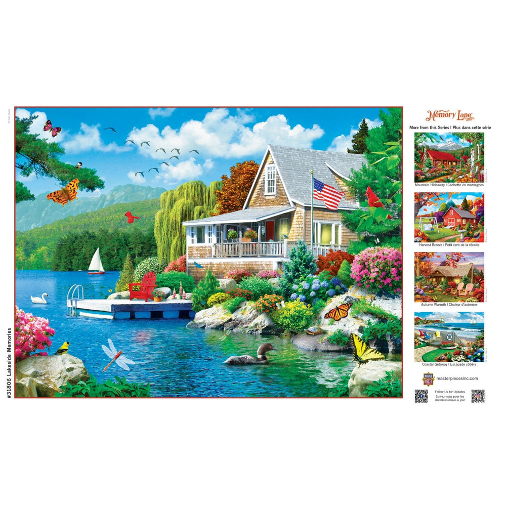 Memory Lane - Lakeside Memories 300 Piece EZ Grip Jigsaw Puzzle (ONLINE ORDER ONLY)
