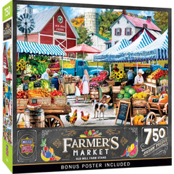 Farmer's Market - Old Mill Farm Stand 750 Piece Jigsaw Puzzle (ONLINE ORDER ONLY)