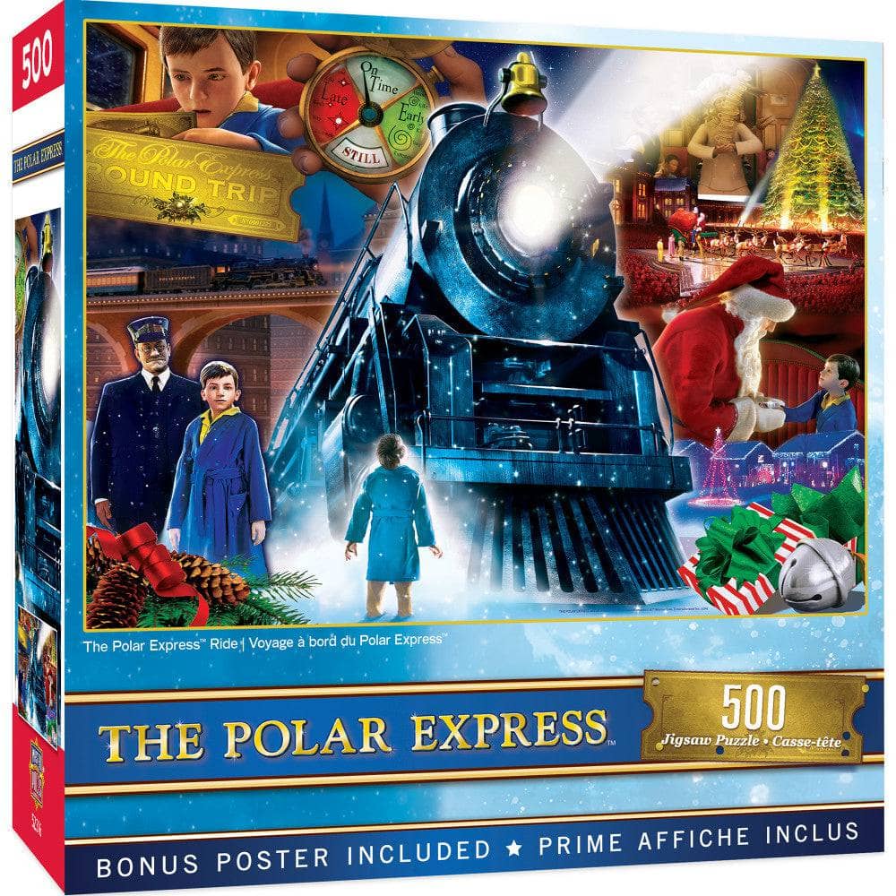 The Polar Express - Ride 500 Piece Glitter Jigsaw Puzzle (ONLINE ORDER ONLY)