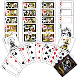 Pittsburgh Steelers Neon Playing Cards - 54 Card Deck