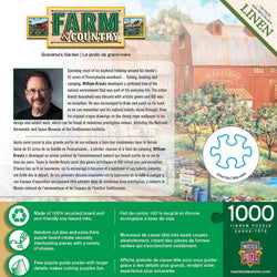 Farm & Country - Grandma's Garden 1000 Piece Jigsaw Puzzle (ONLINE ORDER ONLY)