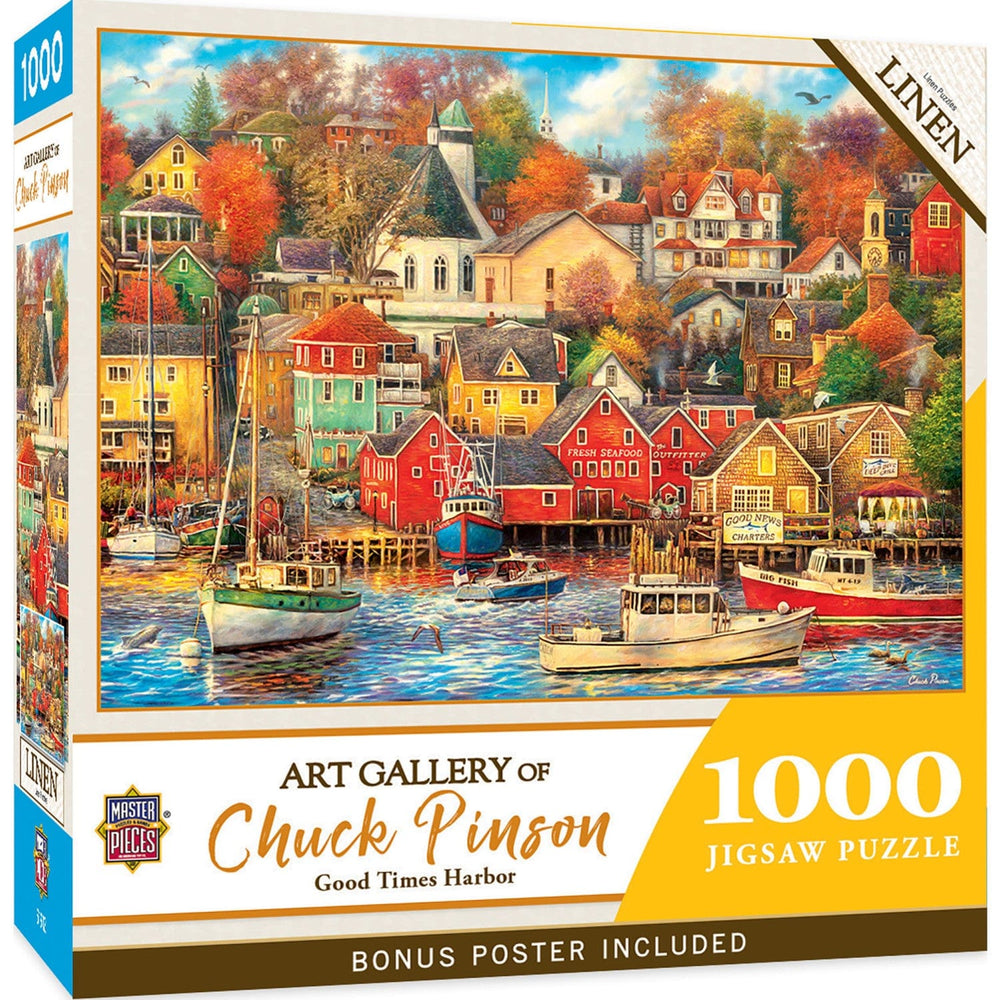 Art Gallery - Good Times Harbor 1000 Piece Jigsaw Puzzle (ONLINE ORDER ONLY)