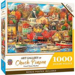 Art Gallery - Good Times Harbor 1000 Piece Jigsaw Puzzle (ONLINE ORDER ONLY)