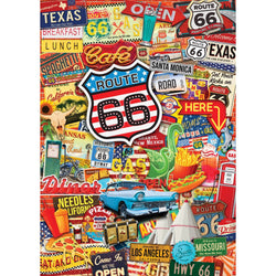 World's Smallest - Route 66 1000 Piece Jigsaw Puzzle (ONLINE ORDER ONLY)