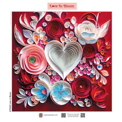 Valentine's Day - Love in Bloom 1000 Piece Jigsaw Puzzle (ONLINE ORDER ONLY)