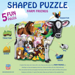 Farm Friends - 100 Piece Shaped Jigsaw Puzzle (ONLINE ORDER ONLY)