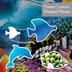 Shapes - Turtle Sailing 1000 Piece Shaped Jigsaw Puzzle (ONLINE ORDER ONLY)