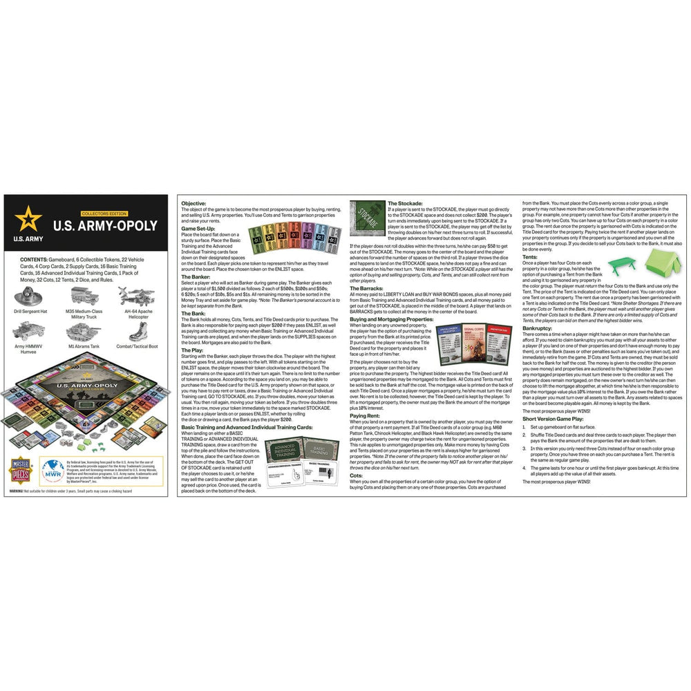 US Army Opoly (ONLINE ORDER ONLY)