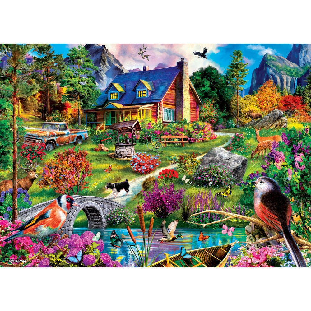Tranquility - Hillside Cottage 1000 Piece Jigsaw Puzzle (ONLINE ORDER ONLY)