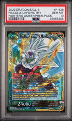 2022 DRAGON BALL SUPER PICCOLO, UNFD/VCTRY #P-436 - PSA 10 (Online Order Only)