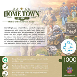 Hometown Heroes - History of the American Soldier 1000 Piece Jigsaw Puzzle (ONLINE ORDER ONLY)