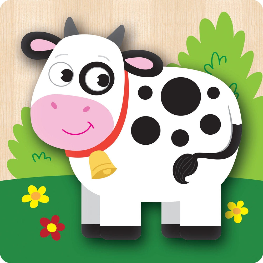 Farm Chunky Wood Puzzles - Kids 4-Pack