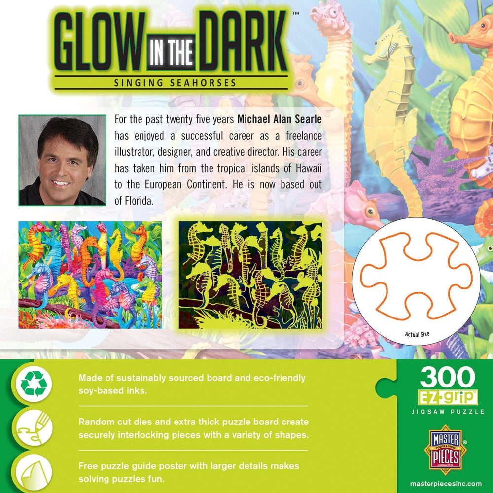 Glow in the Dark - Singing Seahorses 300 Piece EZ Grip Jigsaw Puzzle (ONLINE ORDER ONLY)