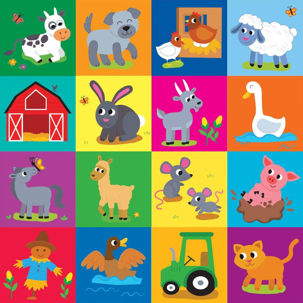 Block Party - Farm48 Piece Jigsaw Puzzle